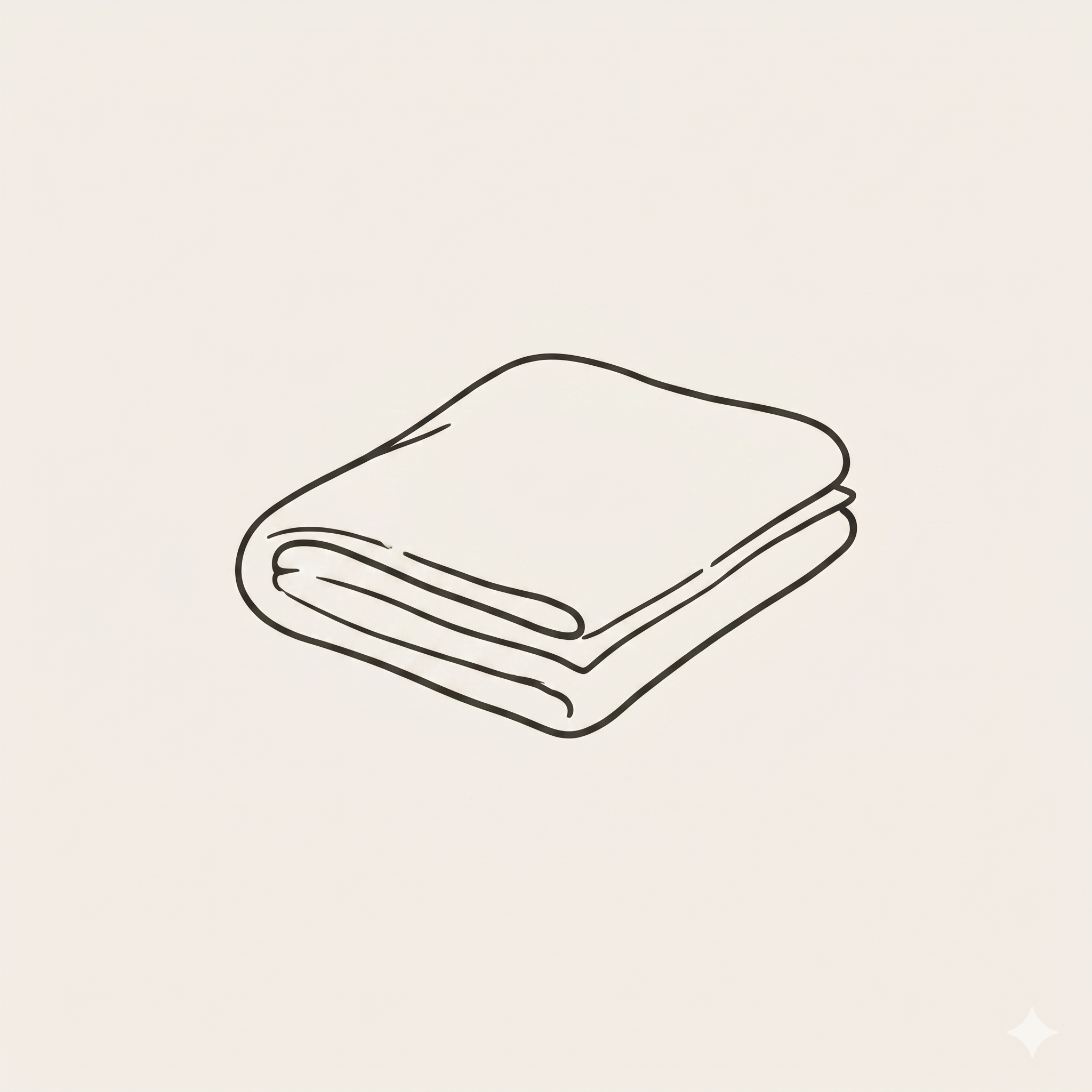 Folded fabric