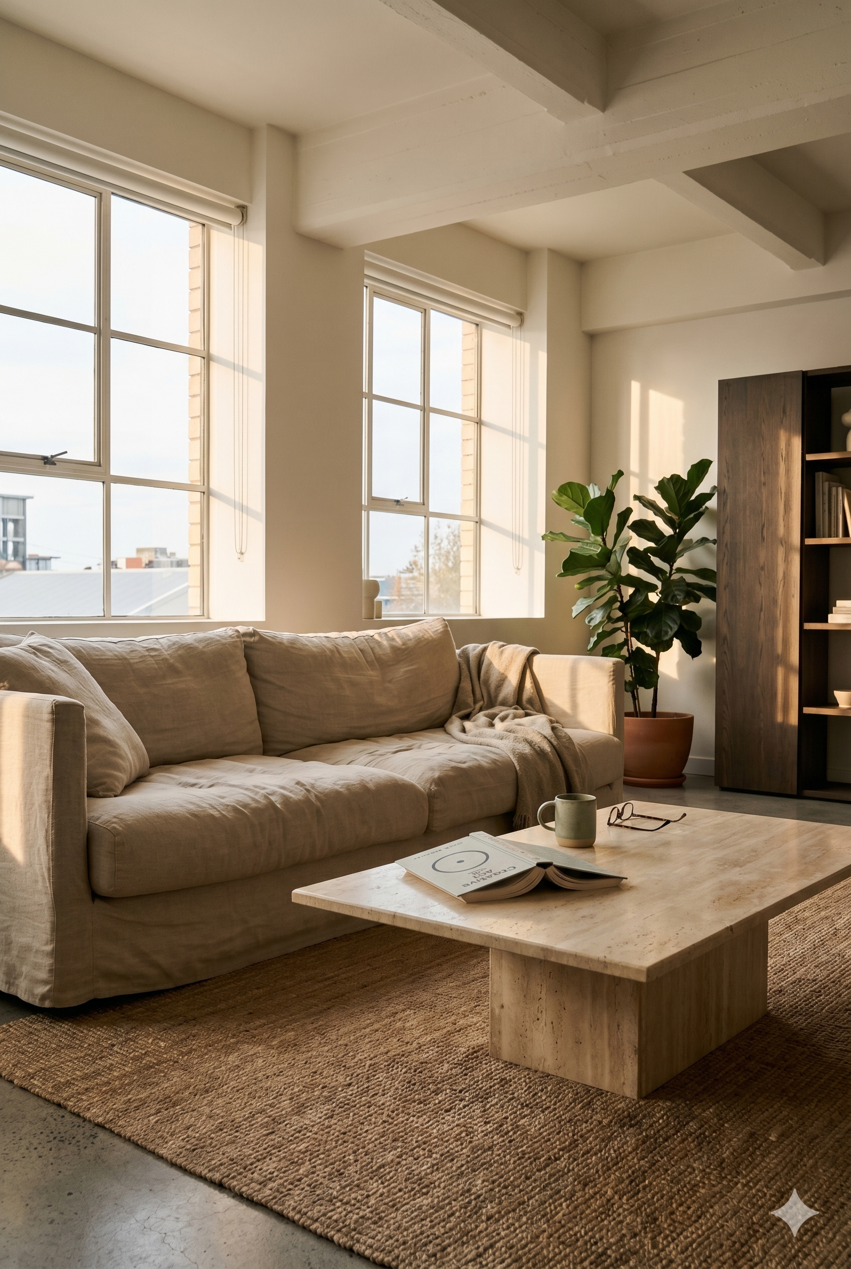 ELMStays Melbourne living room